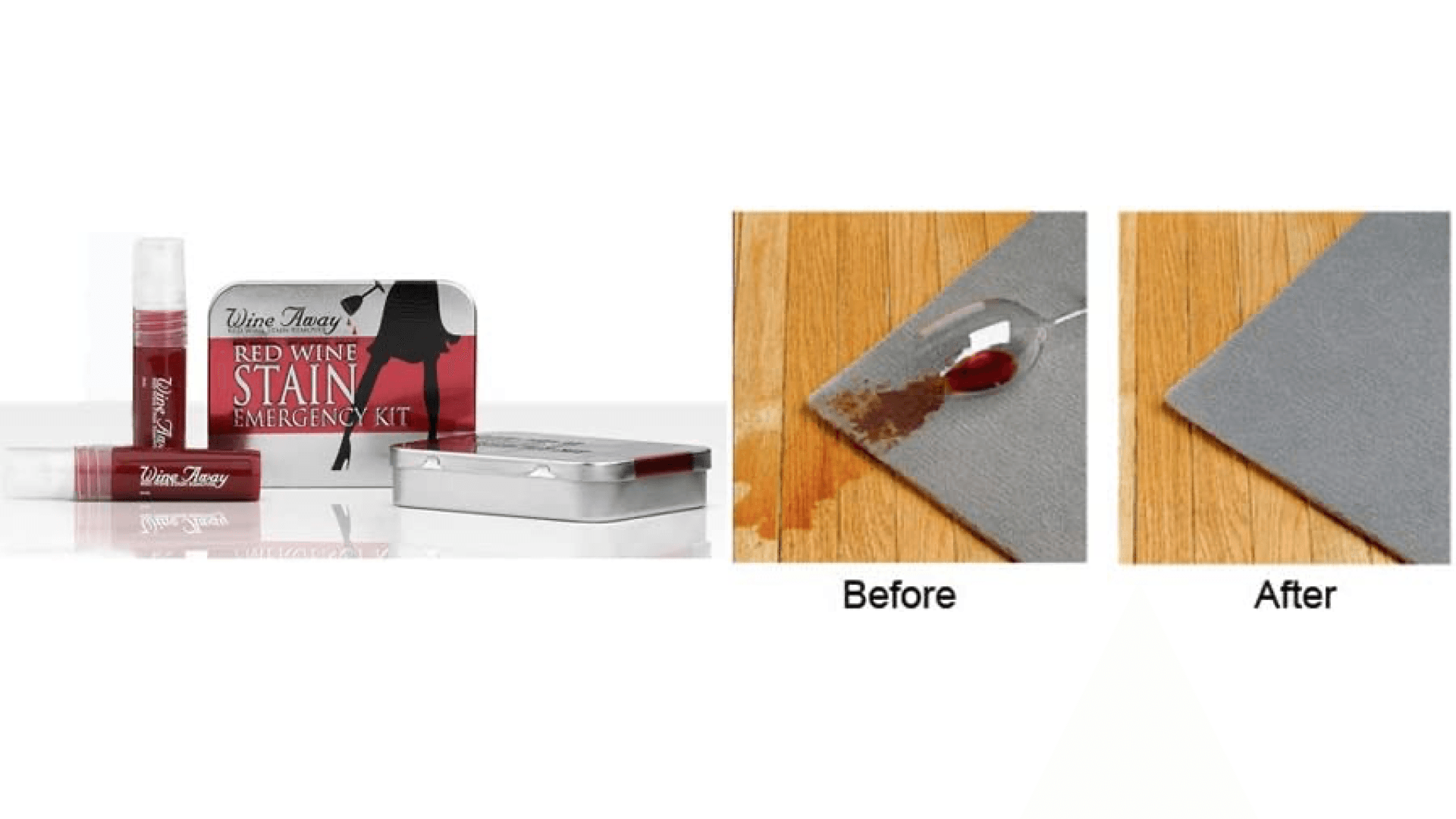 Wine stain remover wedding day emergency kit