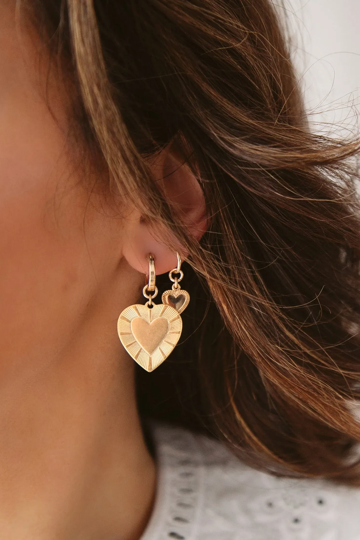 heart earrings