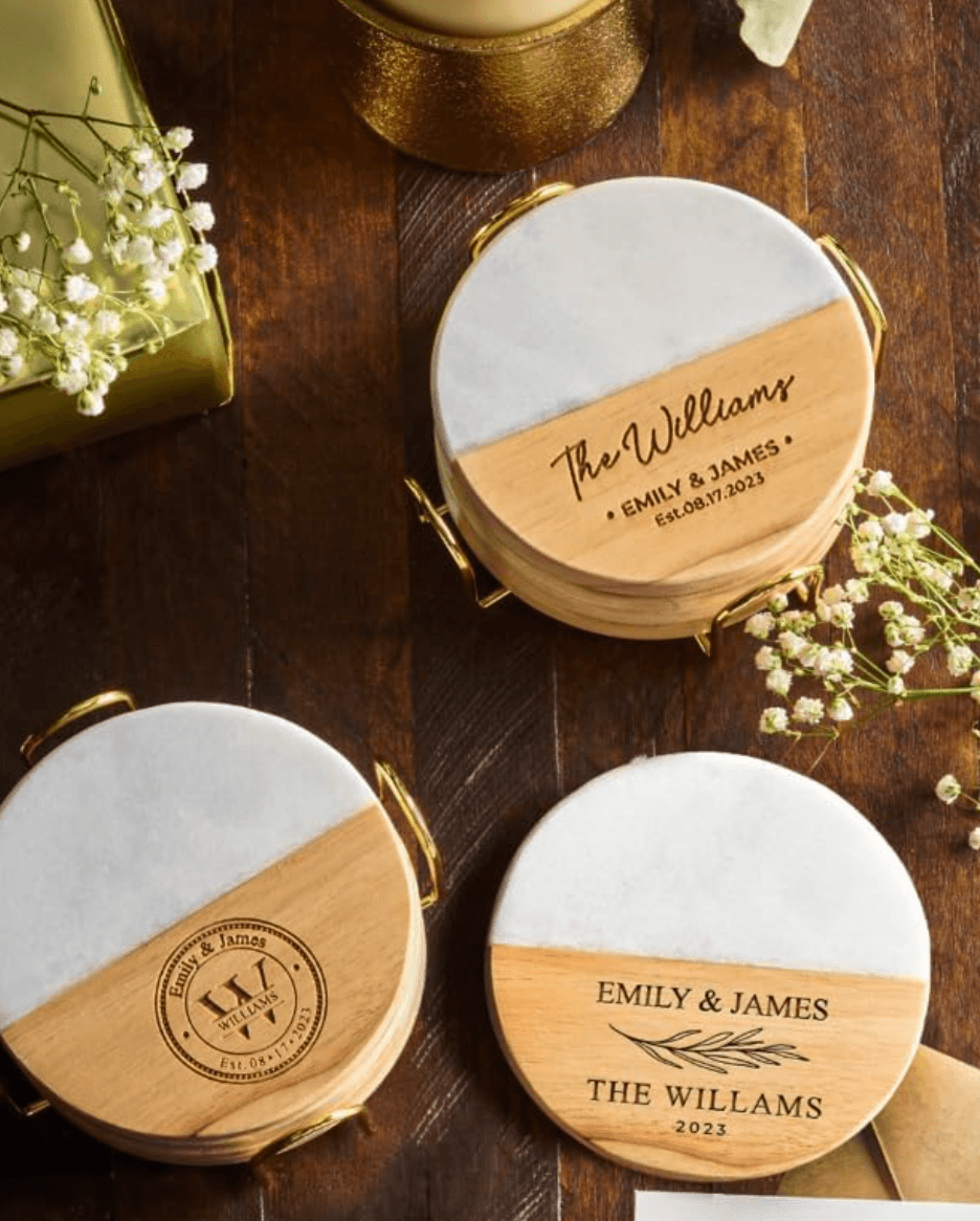 Gifts To Engrave Personalized Coasters
