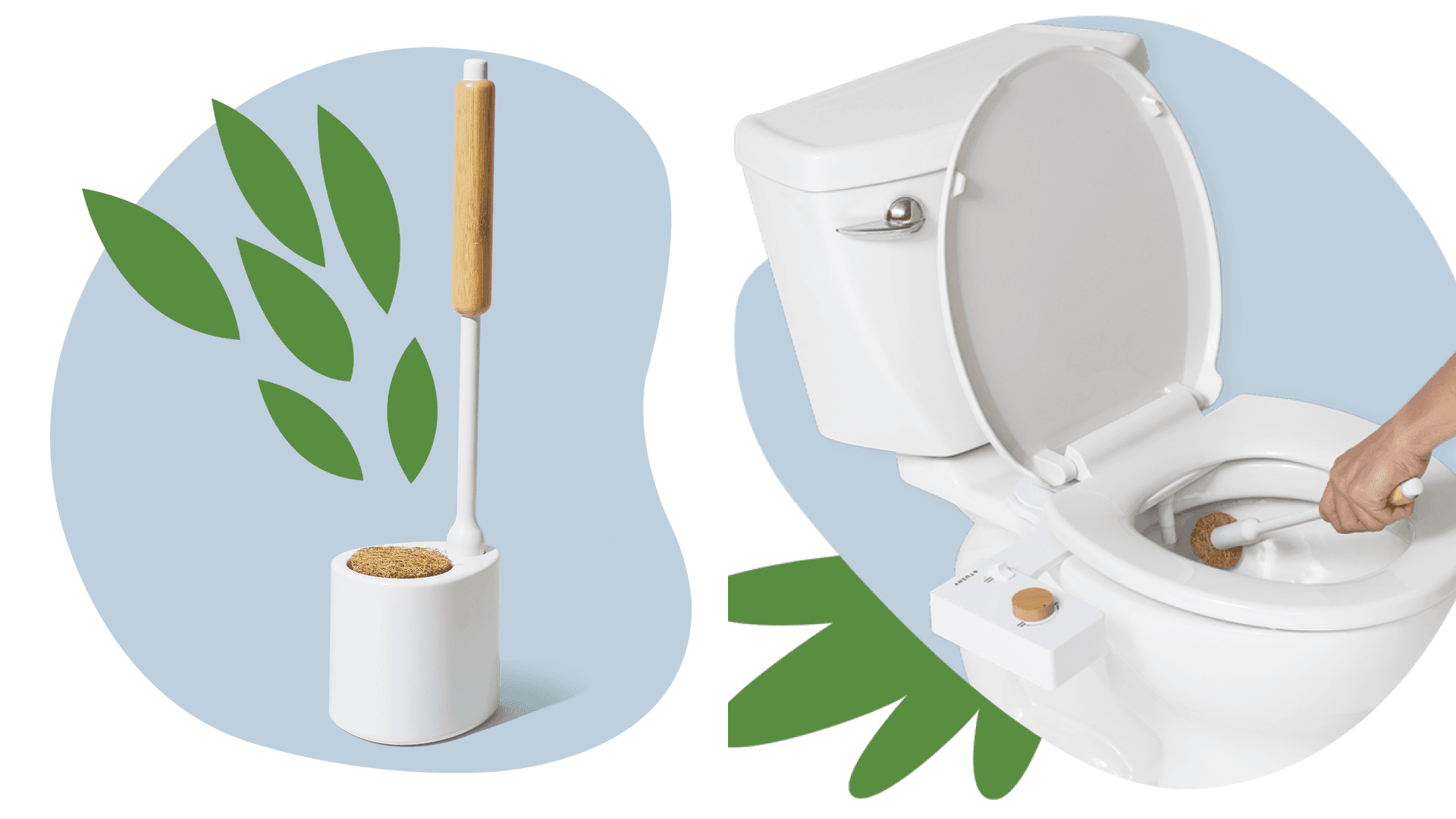 Toilet brush cleaner