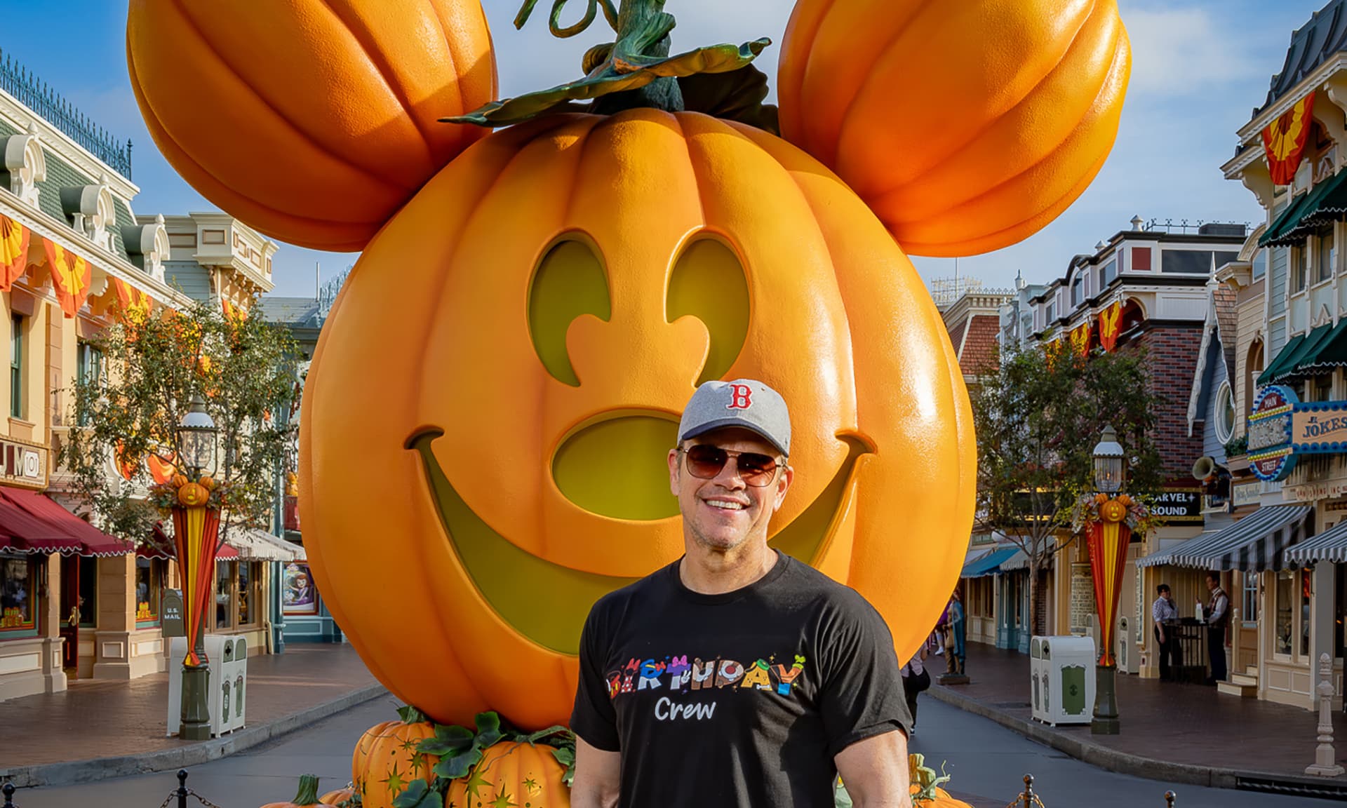 Matt Damon at Disney World