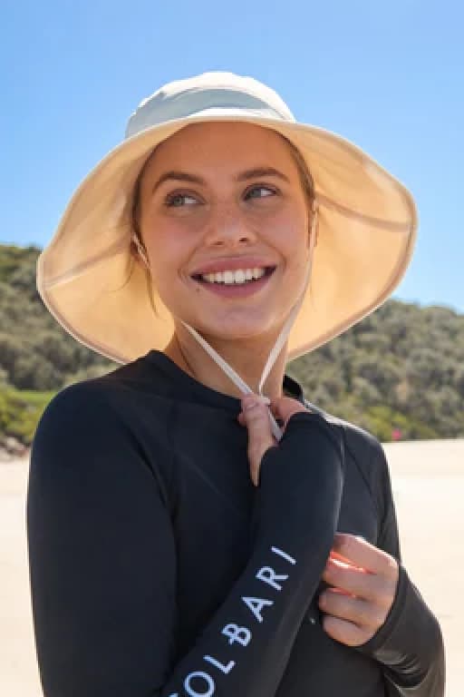 Wide Brim Beach Hat UPF 50+