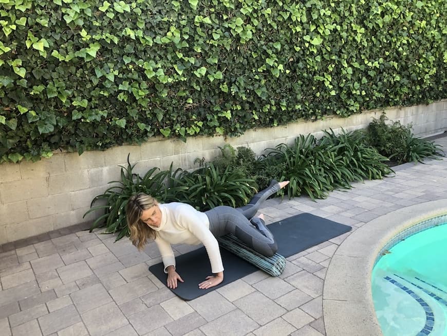 Foam rolling moves for bloating