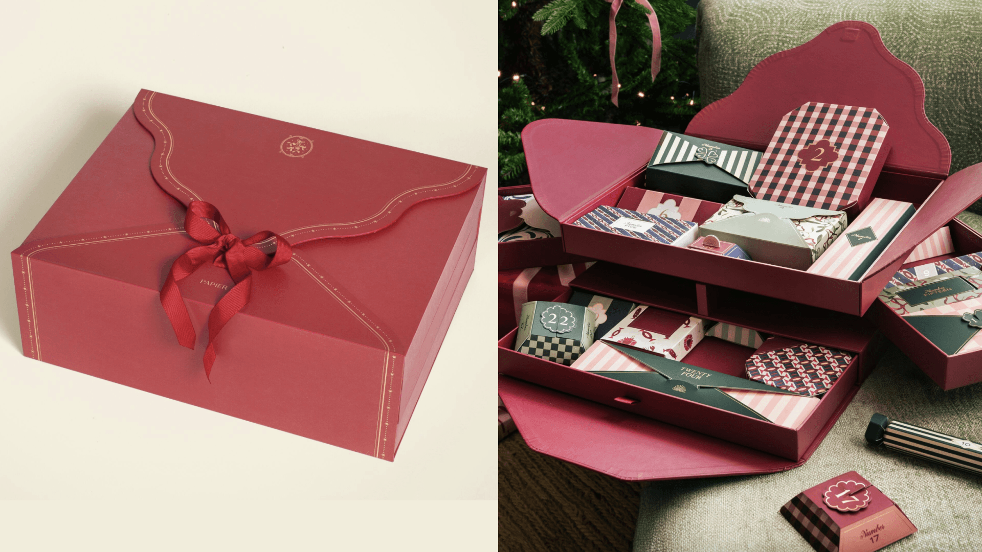 Papier advent calendar