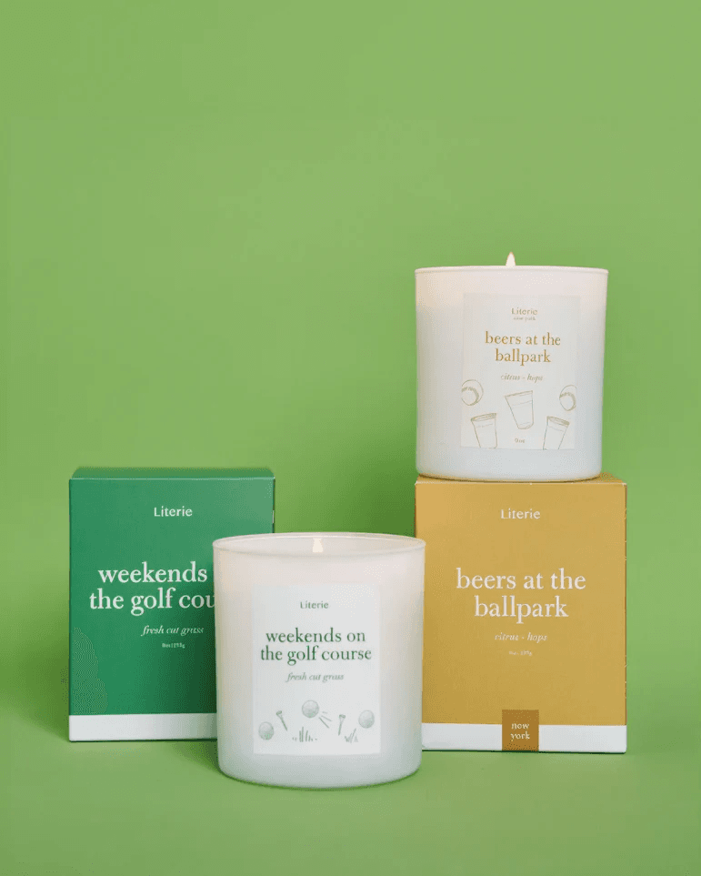 Literie The 19th Hole Duo Candles Gift For Dad