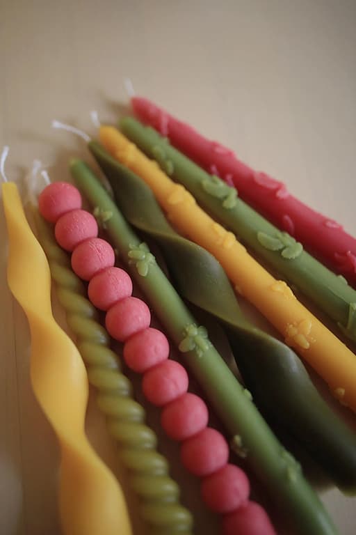Beeswax Taper Candles