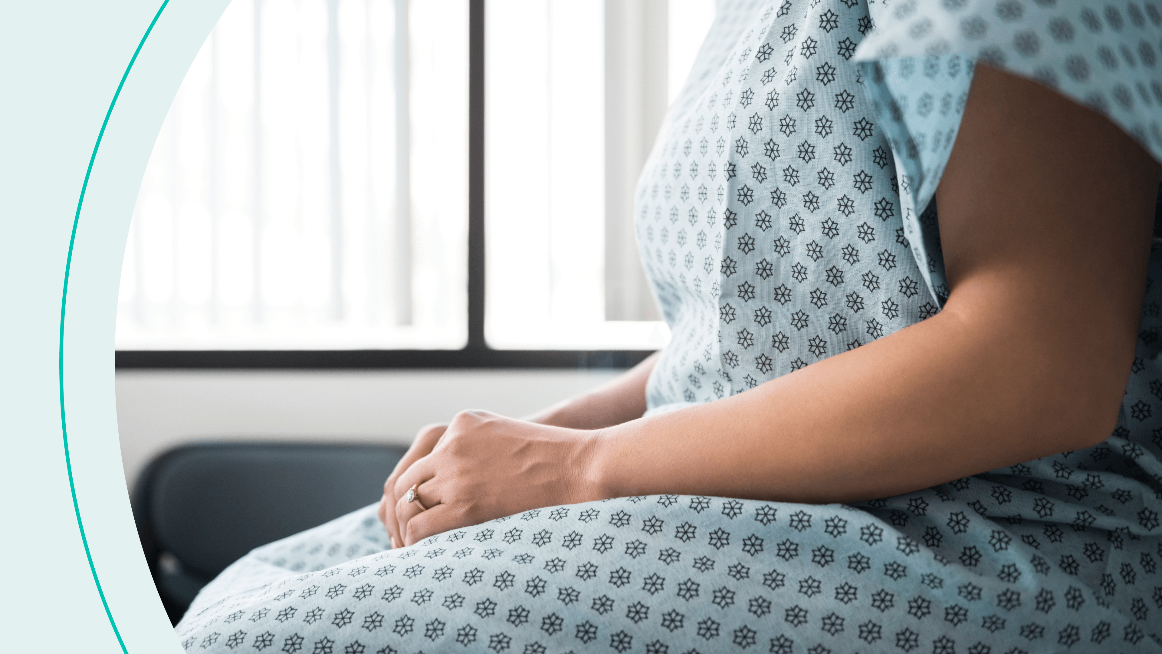 Woman at doctor's office