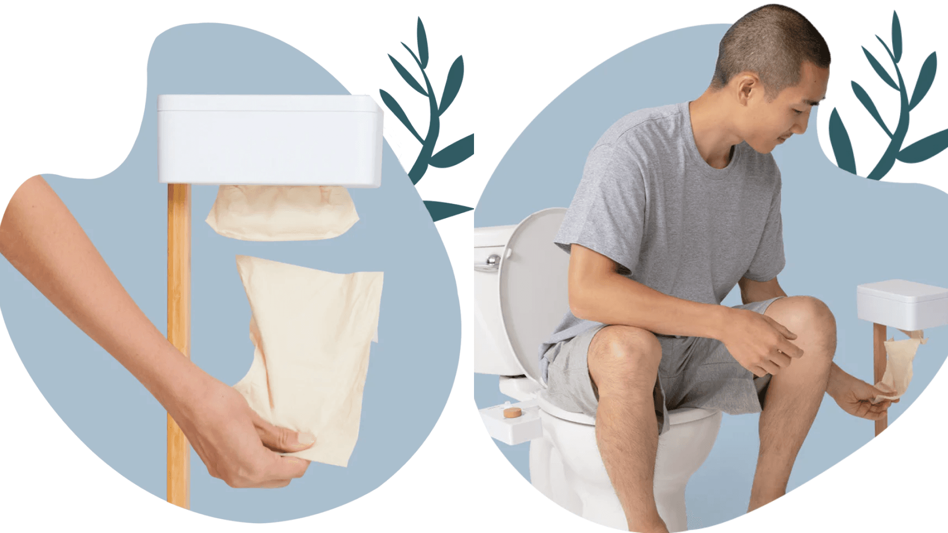 Tushy tissue stand