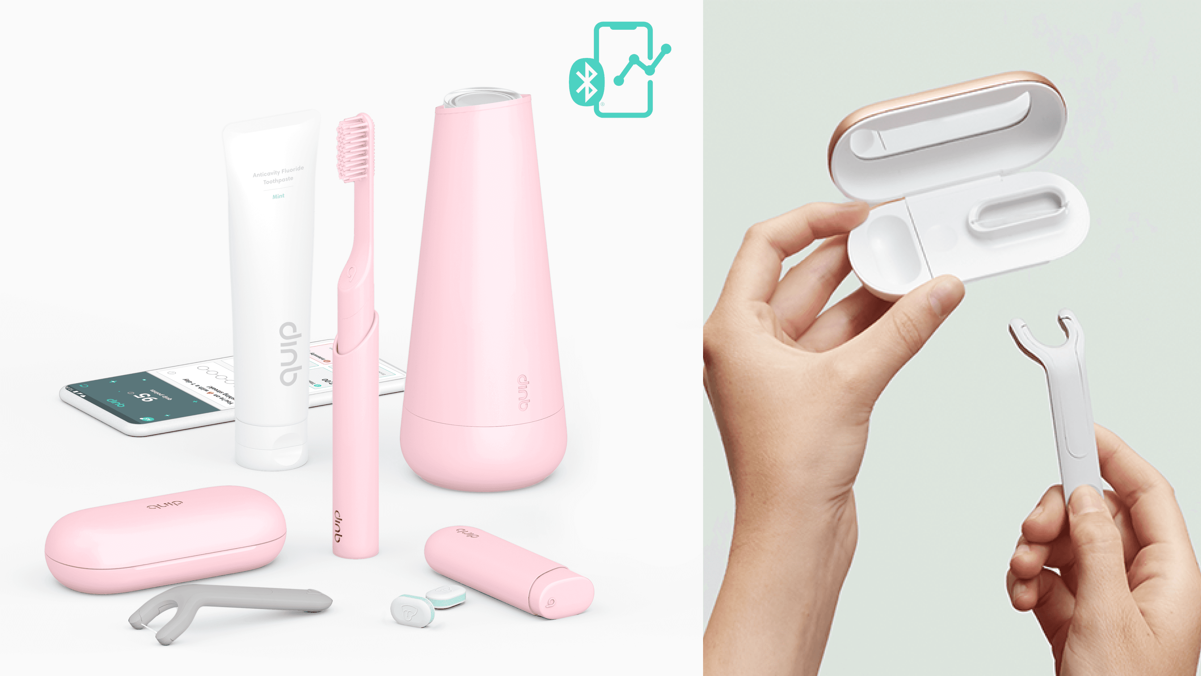 Quip toothbrush set