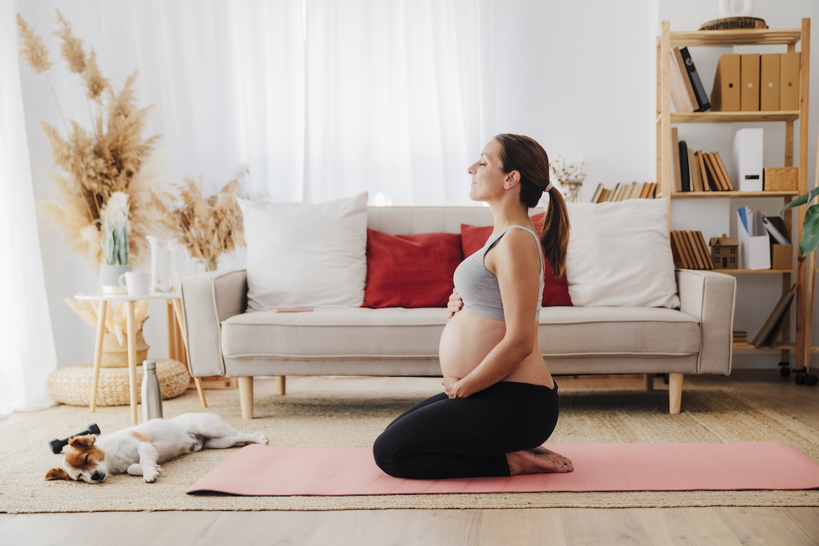 Featured image for Yes, You Can Still Do Sun Salutations During Pregnancy—Here's How To Modify Each Yoga Pose