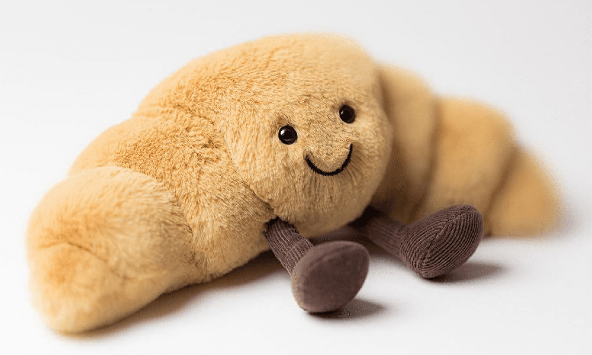 Jellycat Amuseables Croissant Stuffed Toy, Small 8.5 inches - Pastry Plush - Fun Gift Idea