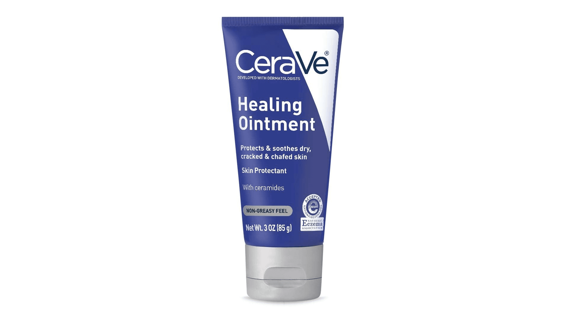 Blue tube of ointment