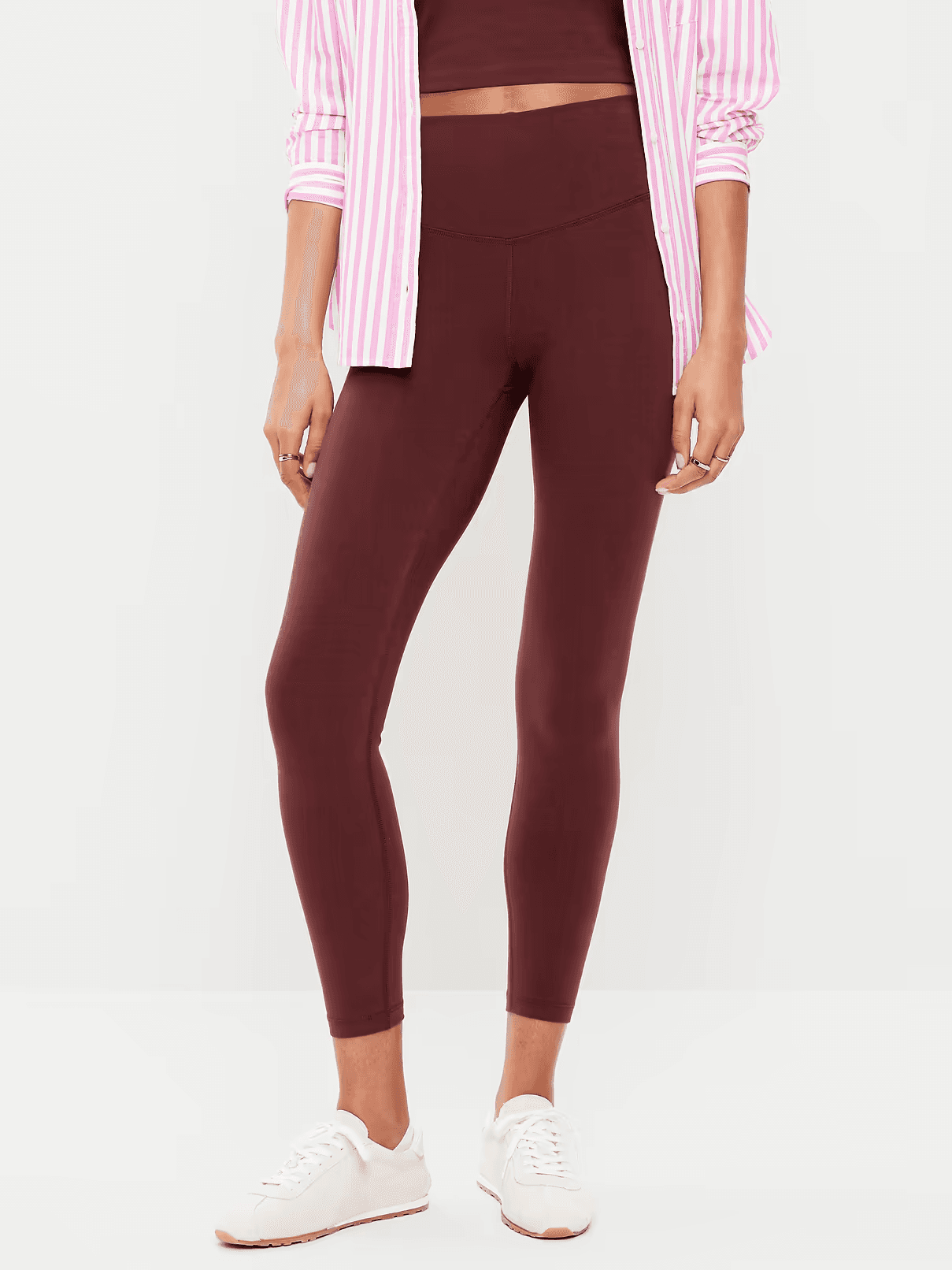 Old Navy High-Waisted PowerChill 7/8 Cotton Leggings