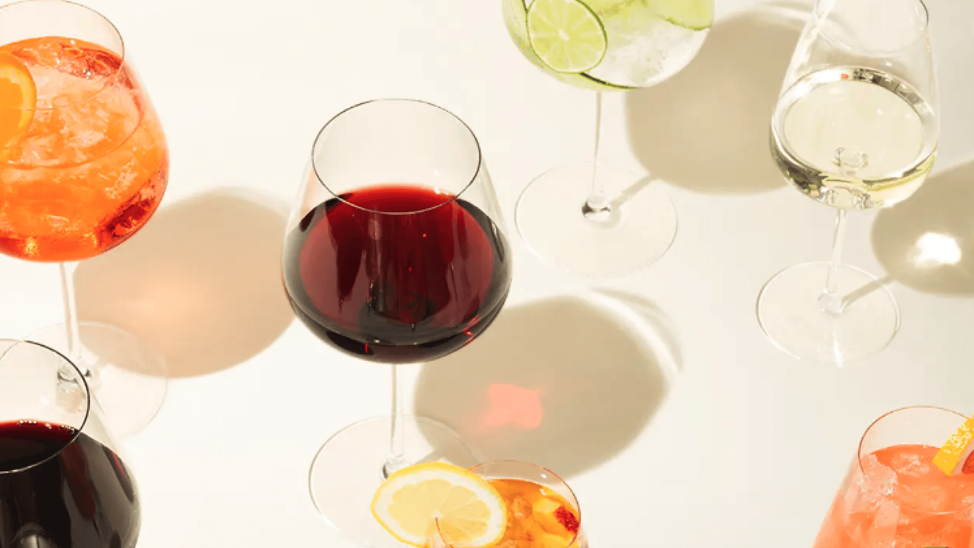 crystal wine glasses