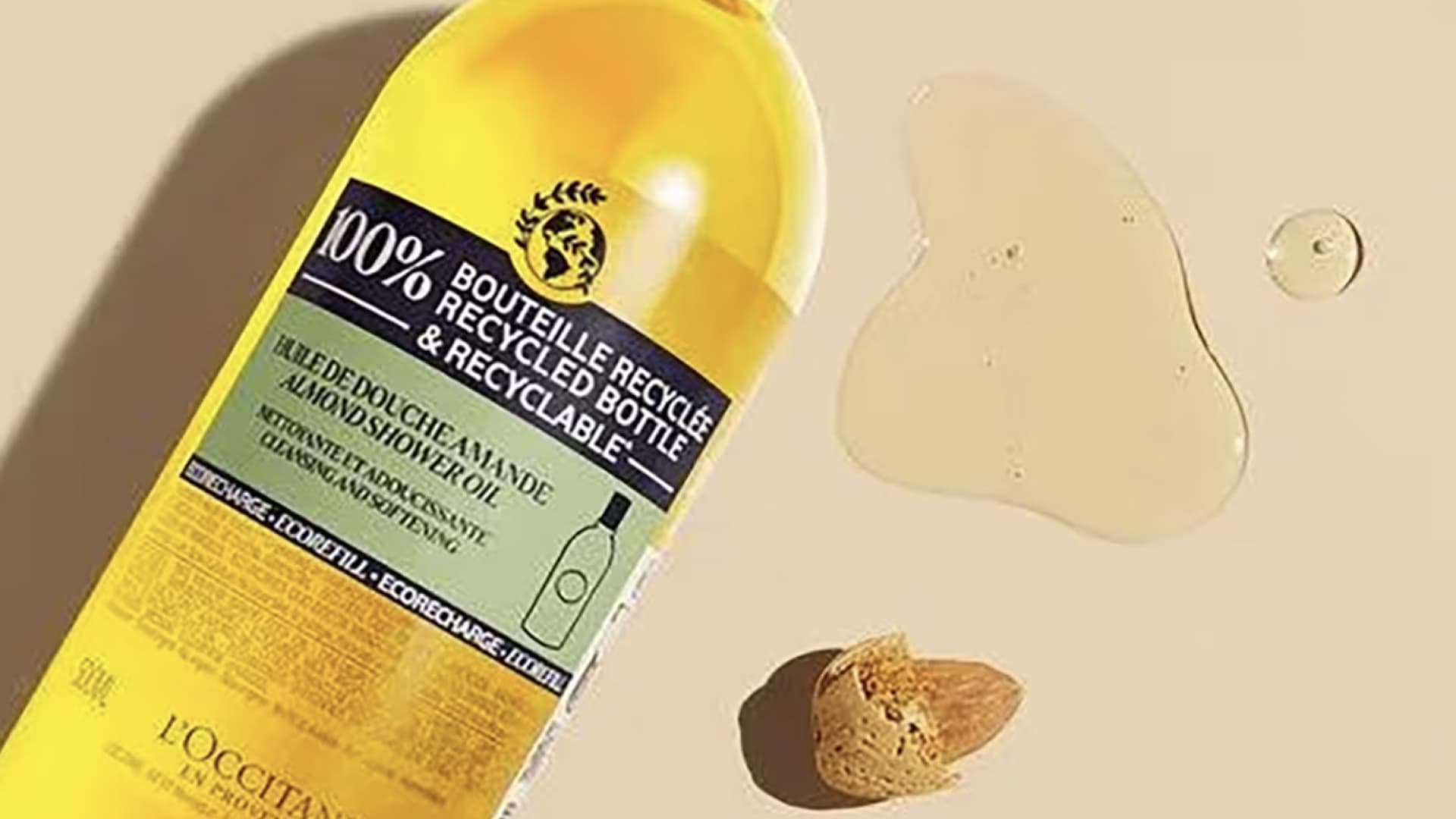 almond shower oil