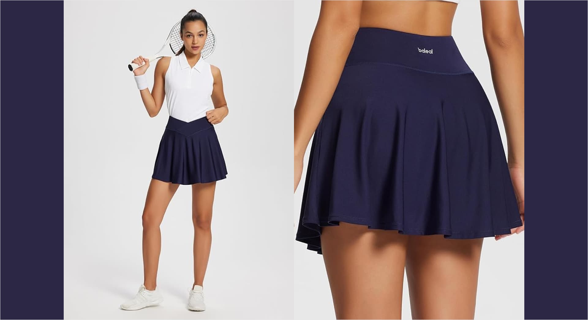 baleaf pleated tennis skirt