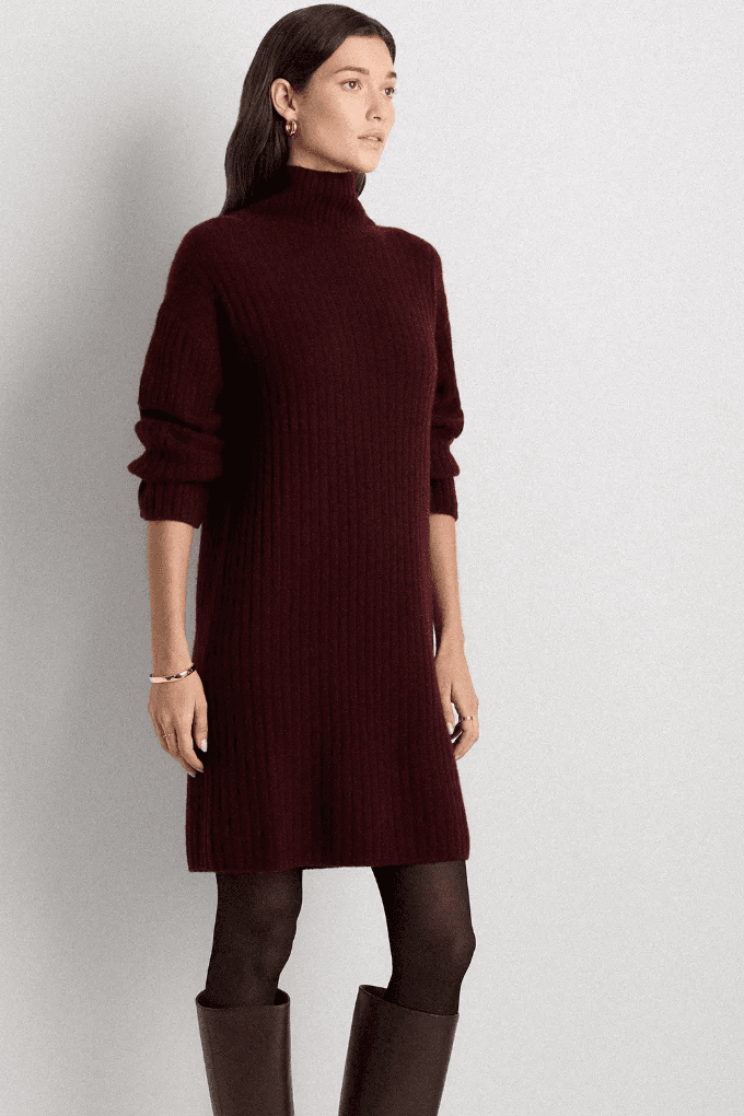 cashmere sweater dress