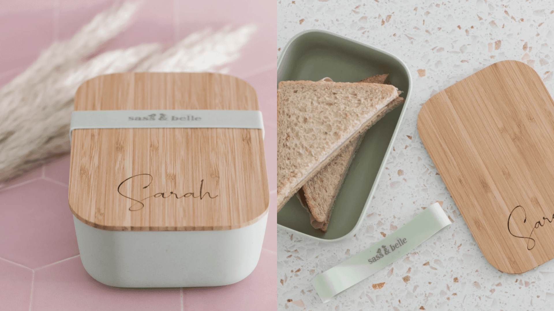 inscribed bento box