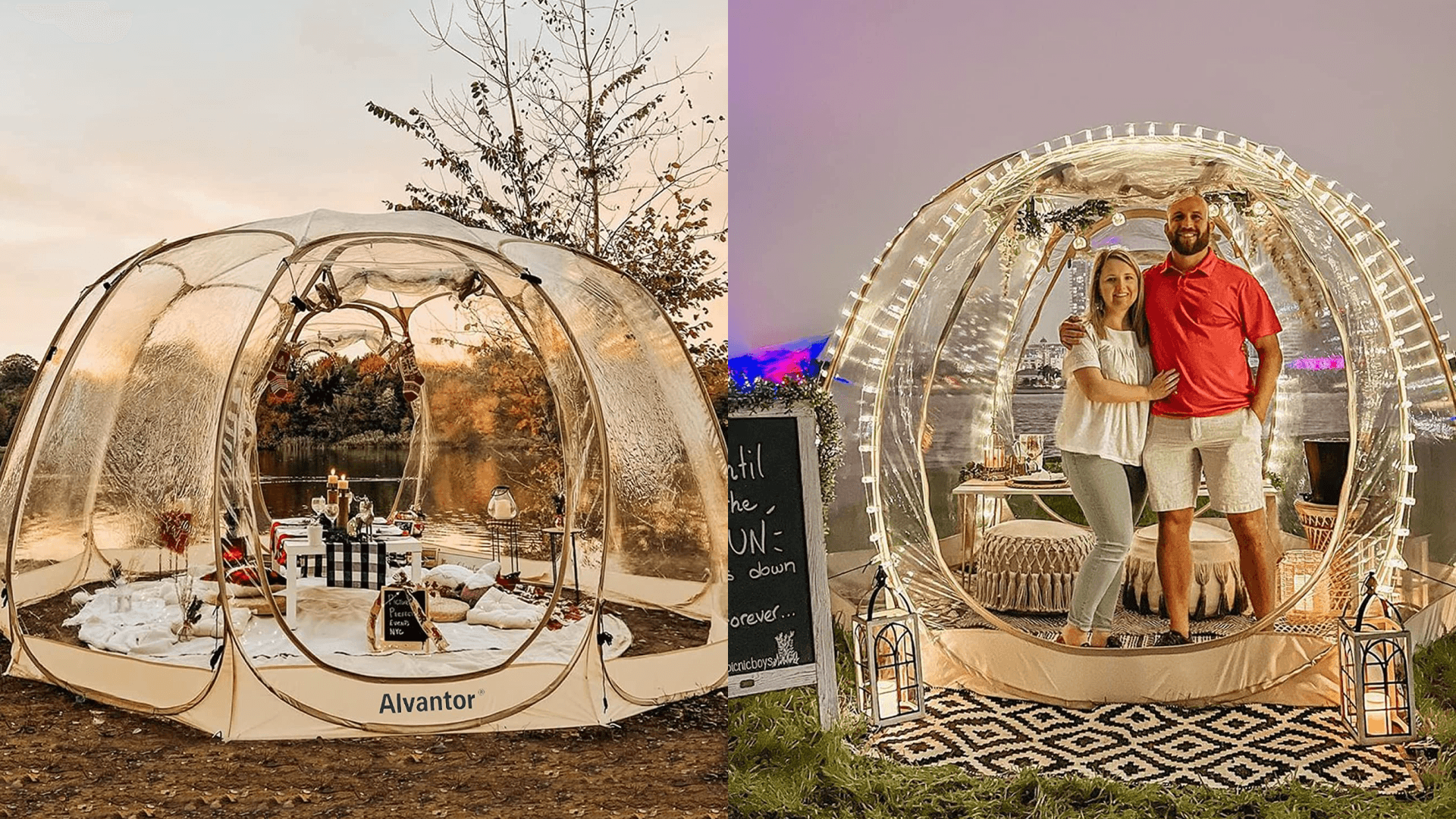 Bubble camping tent