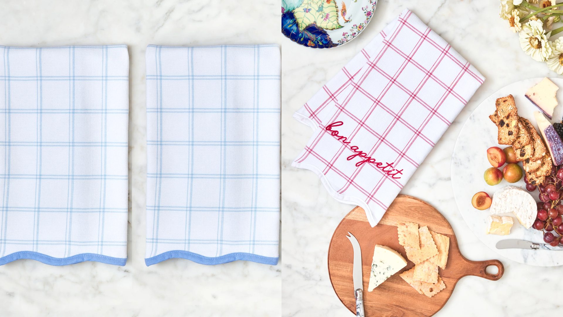 Monogrammed towels