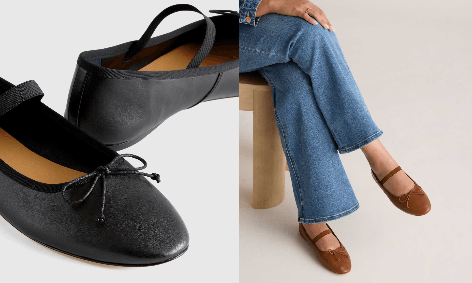 Quince Ballet Flats Vegan Italian Leather