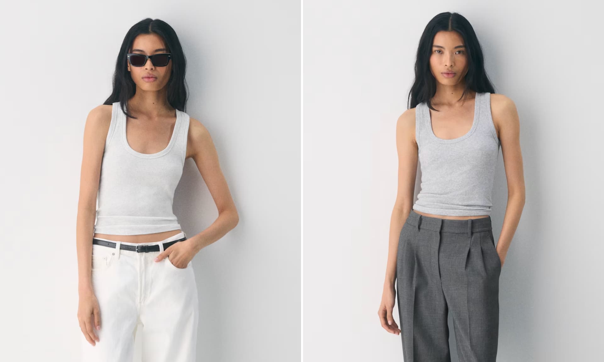 Aritzia HomeStretch Rib Vinyl Tank